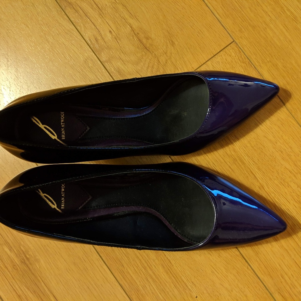Bryan Atwood Pumps. Purple/black ombre